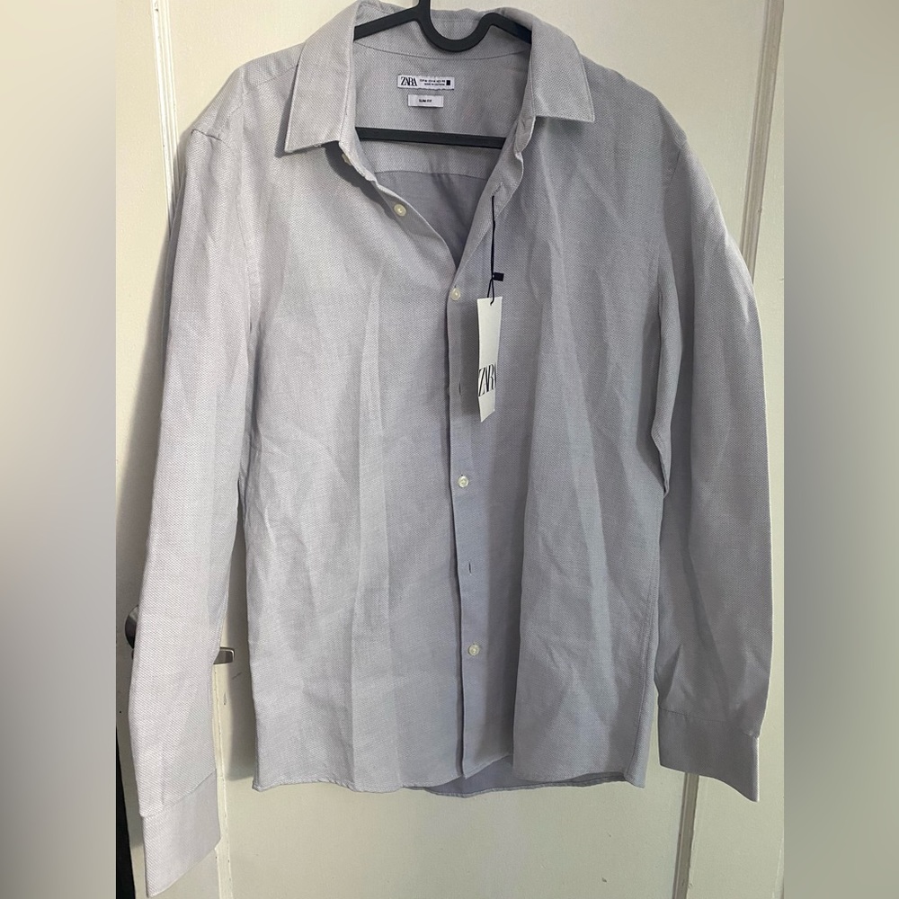 Men’s Zara Slim Fit Button Down Shirt